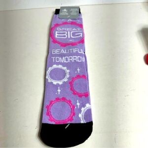 NWT. Disney Socks for Adults - A Great Big Beautiful Tomorrow.